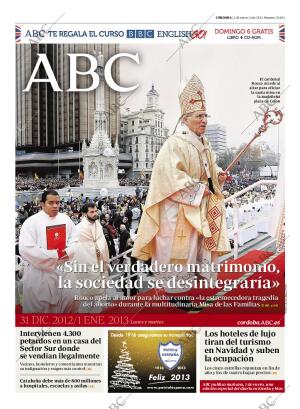 ABC CORDOBA 31-12-2012 página 1