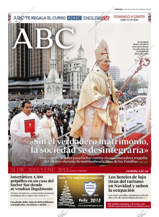 ABC CORDOBA 31-12-2012 página 1
