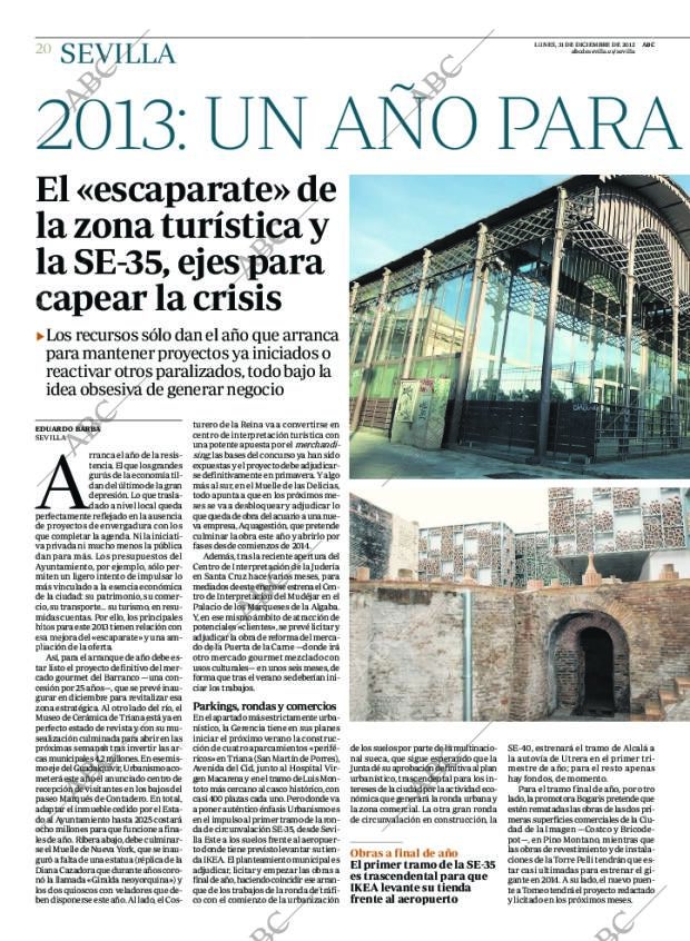 ABC SEVILLA 31-12-2012 página 20