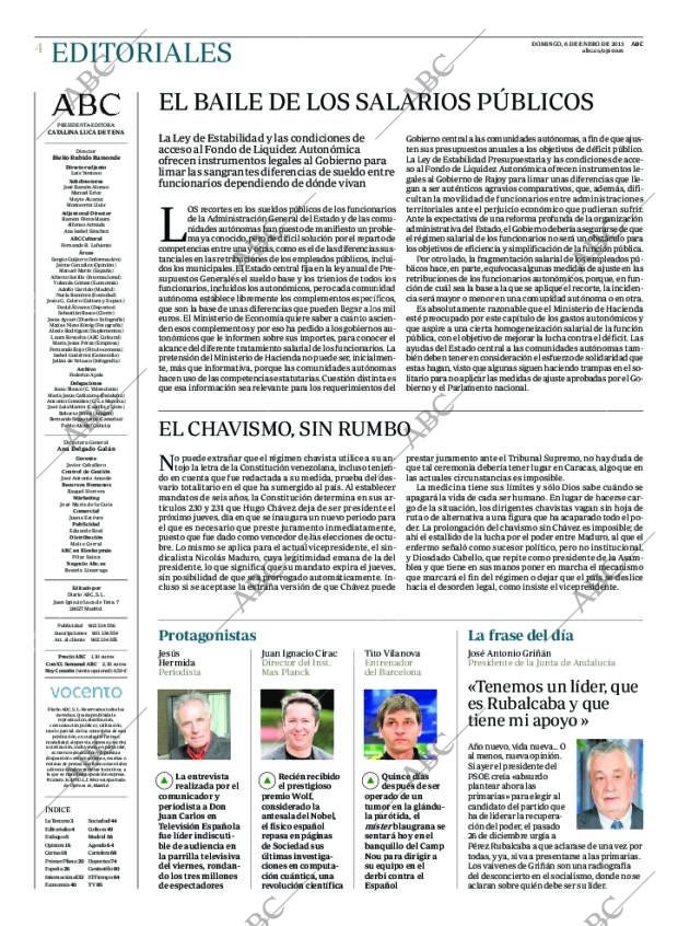 ABC MADRID 06-01-2013 página 4