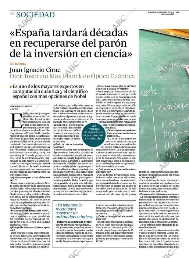 ABC MADRID 06-01-2013 página 44