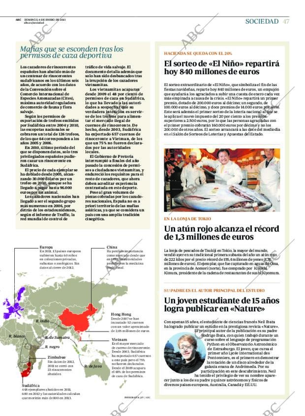 ABC MADRID 06-01-2013 página 47