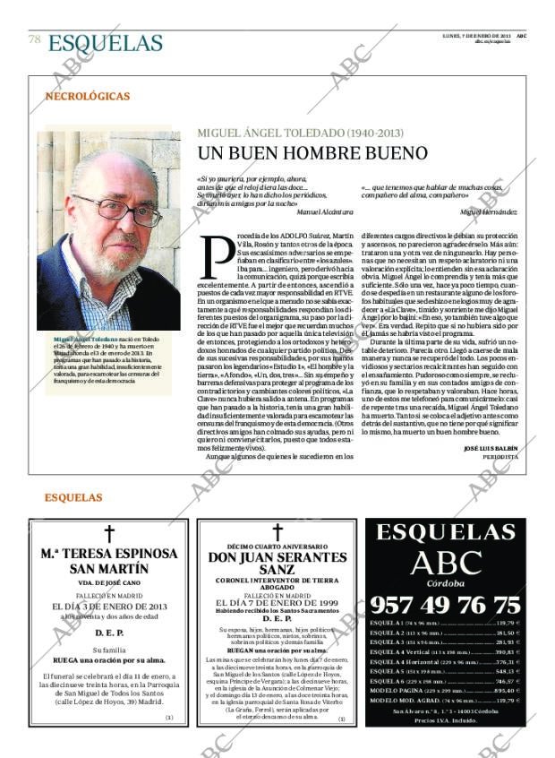 ABC CORDOBA 07-01-2013 página 78