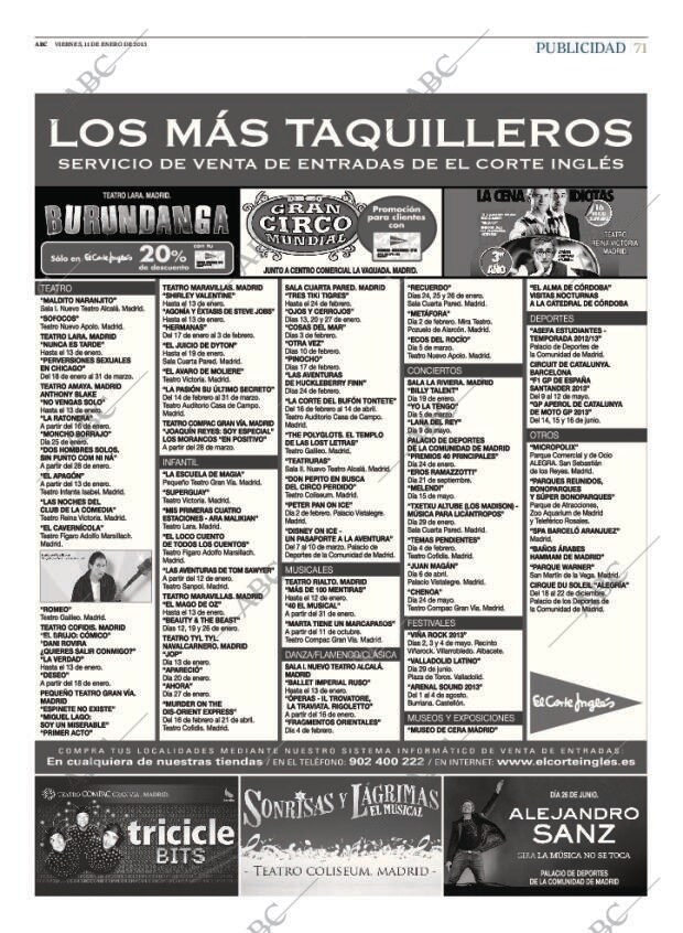 ABC MADRID 11-01-2013 página 71