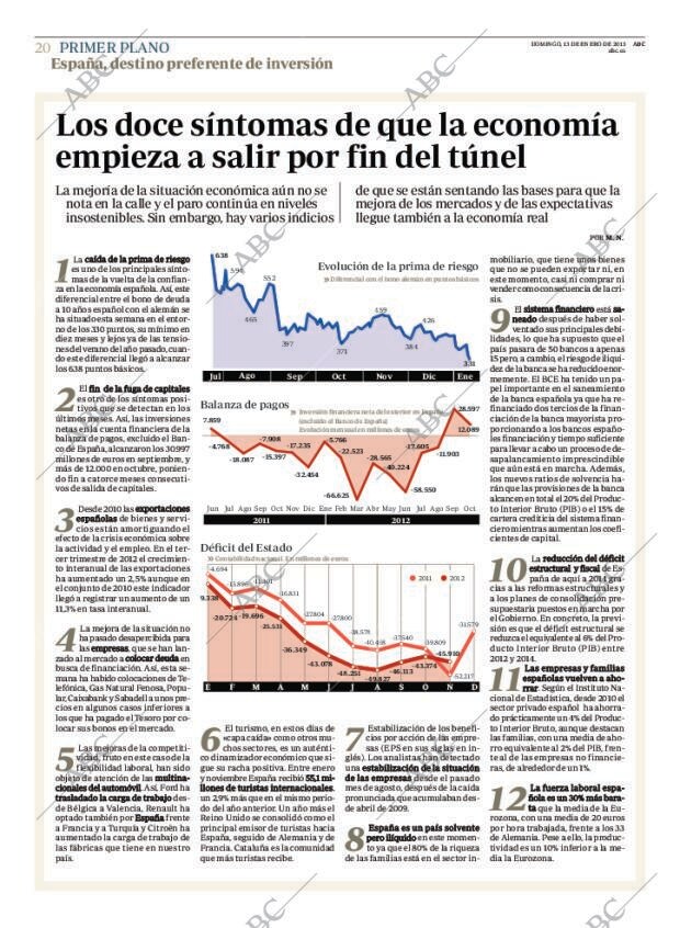 ABC MADRID 13-01-2013 página 20
