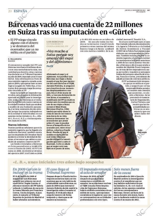 ABC MADRID 17-01-2013 página 20