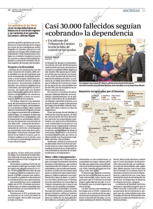 ABC MADRID 17-01-2013 página 39