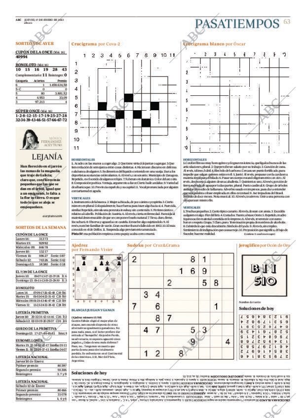 ABC MADRID 17-01-2013 página 63
