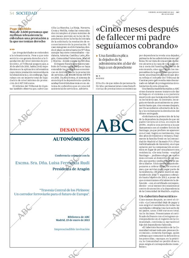 ABC MADRID 18-01-2013 página 54