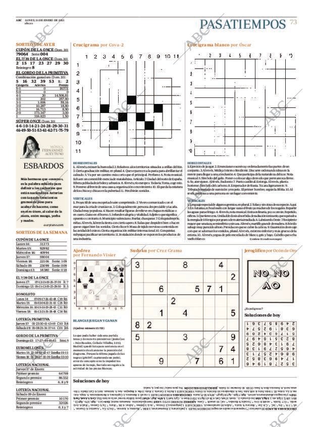 ABC MADRID 21-01-2013 página 73