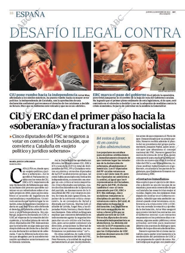 ABC MADRID 24-01-2013 página 18