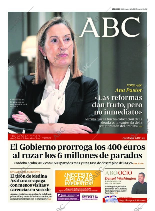 ABC CORDOBA 25-01-2013 página 1