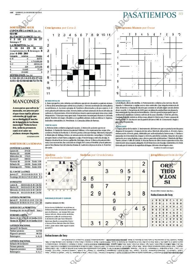 ABC MADRID 25-01-2013 página 89