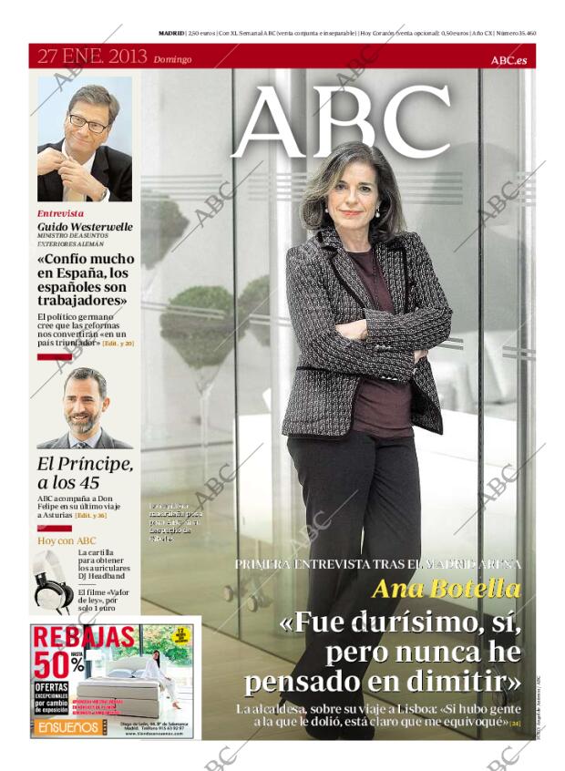 ABC MADRID 27-01-2013 página 1