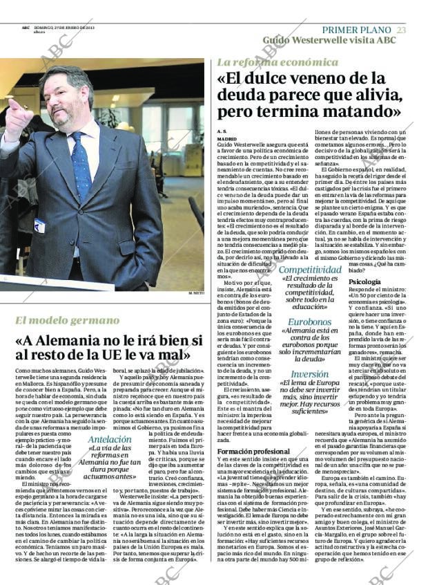ABC MADRID 27-01-2013 página 23