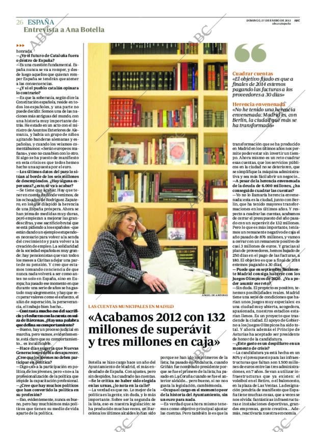 ABC MADRID 27-01-2013 página 26