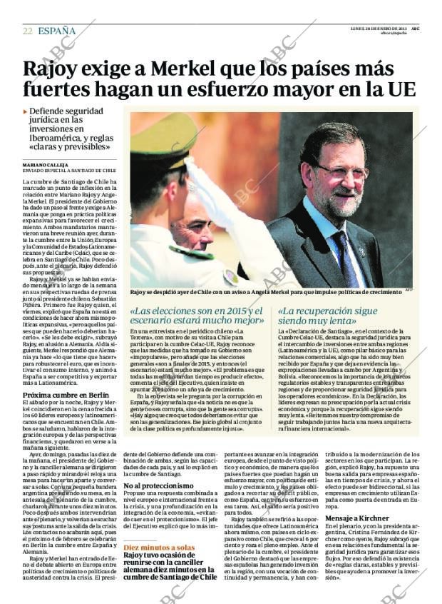 ABC MADRID 28-01-2013 página 22