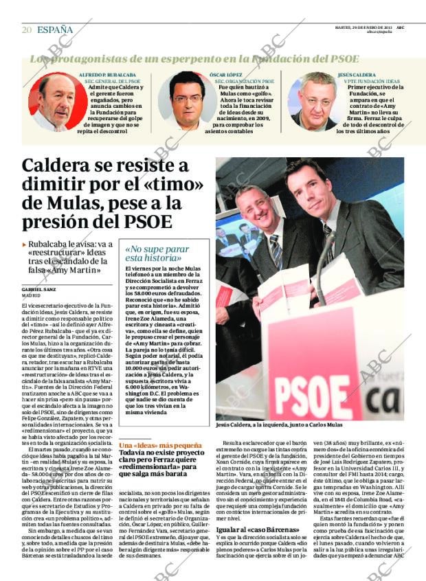 ABC MADRID 29-01-2013 página 20