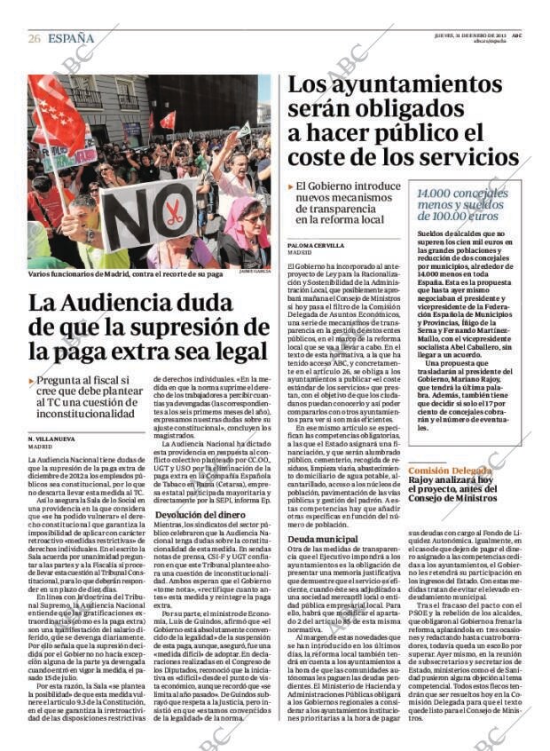 ABC MADRID 31-01-2013 página 26