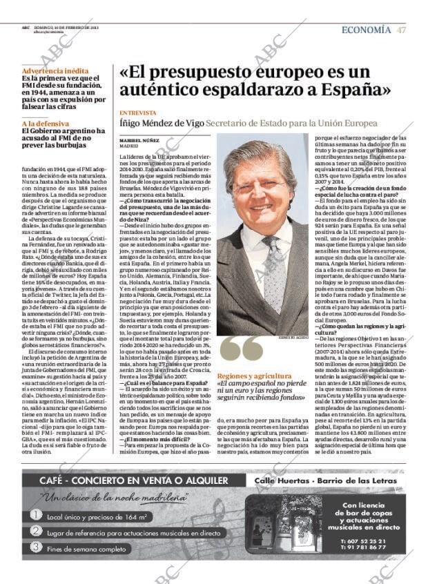 ABC MADRID 10-02-2013 página 47
