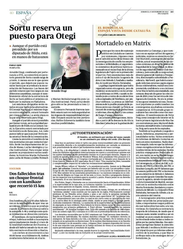 ABC MADRID 17-02-2013 página 40
