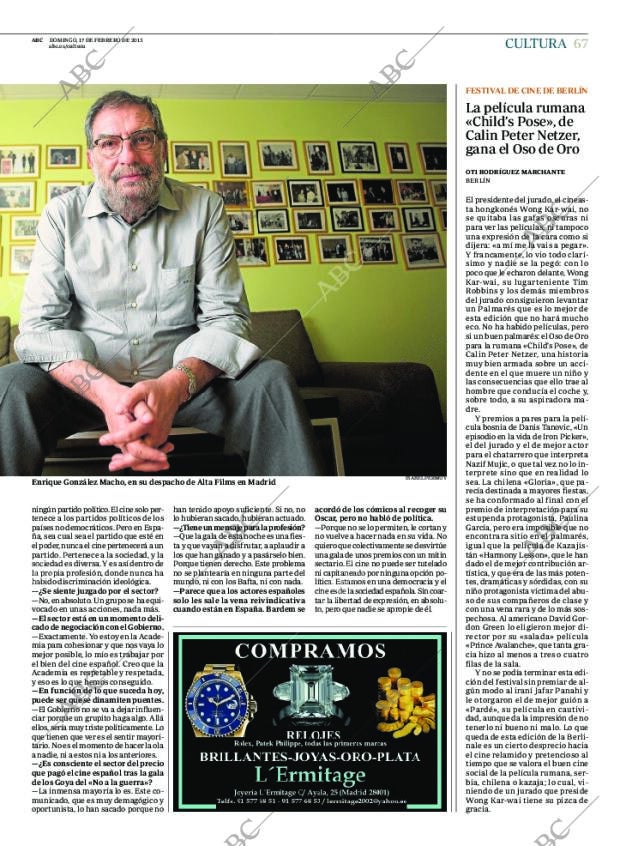 ABC MADRID 17-02-2013 página 67