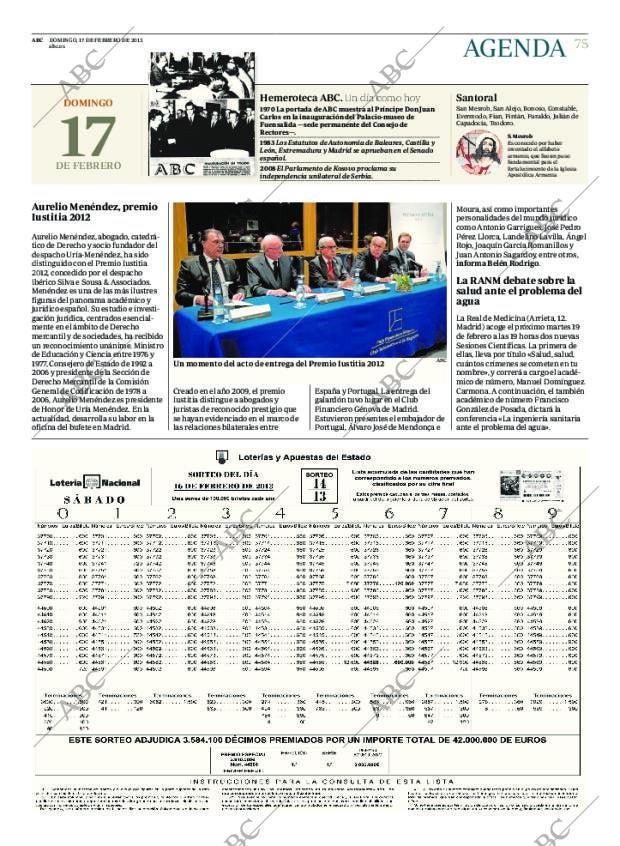 ABC MADRID 17-02-2013 página 75