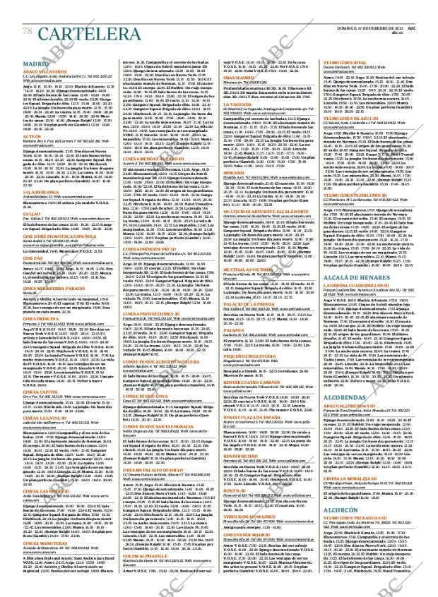 ABC MADRID 17-02-2013 página 78