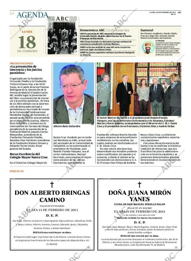 ABC MADRID 18-02-2013 página 64