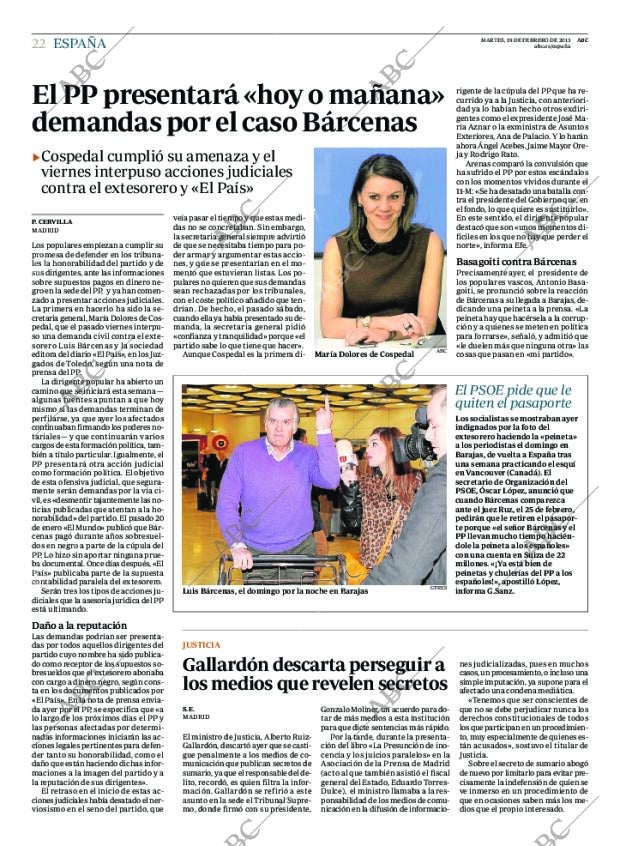 ABC MADRID 19-02-2013 página 22