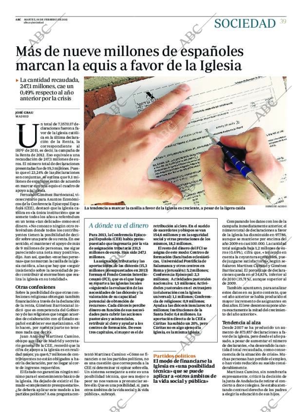 ABC MADRID 19-02-2013 página 39