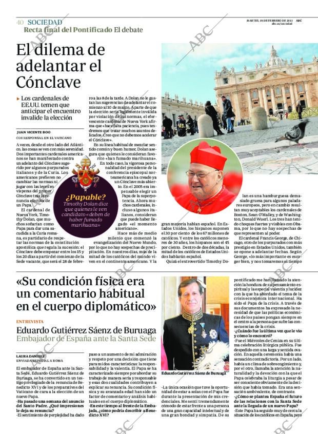 ABC MADRID 19-02-2013 página 40