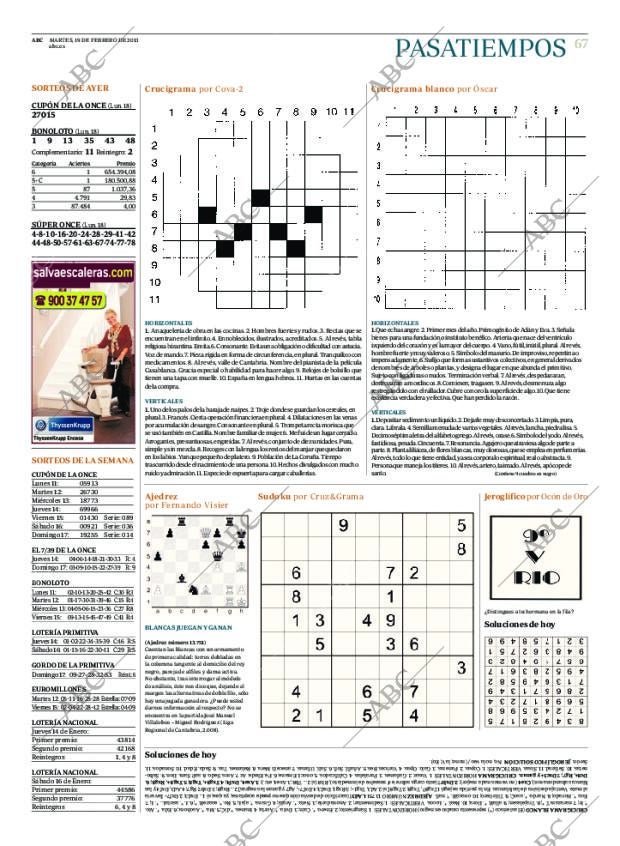 ABC MADRID 19-02-2013 página 67