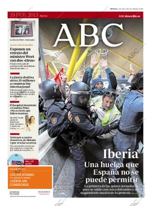 ABC SEVILLA 19-02-2013 página 1
