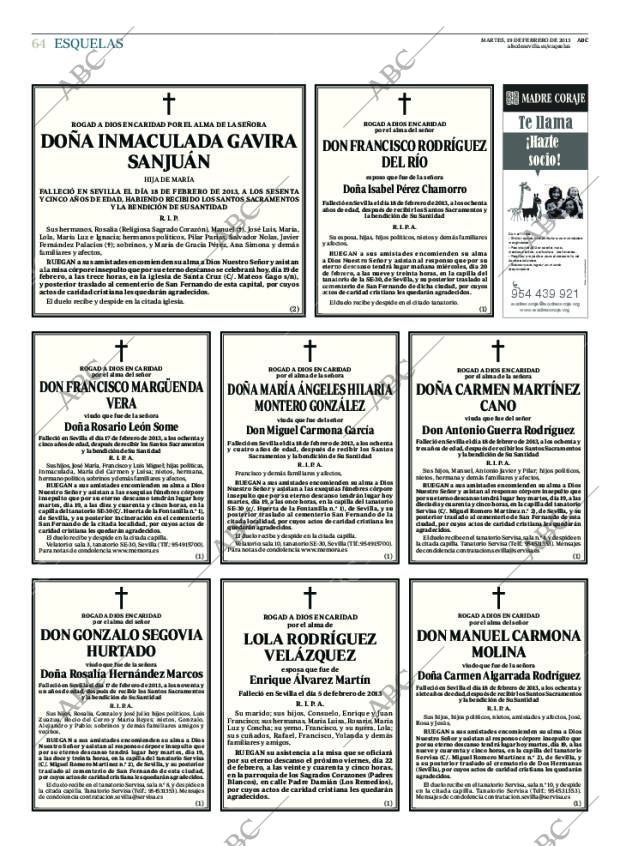 ABC SEVILLA 19-02-2013 página 64