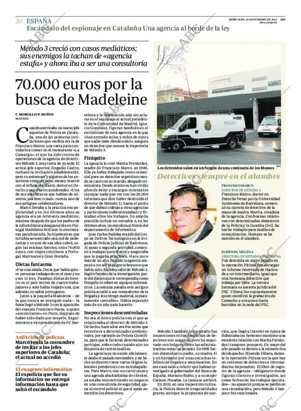 ABC MADRID 20-02-2013 página 20