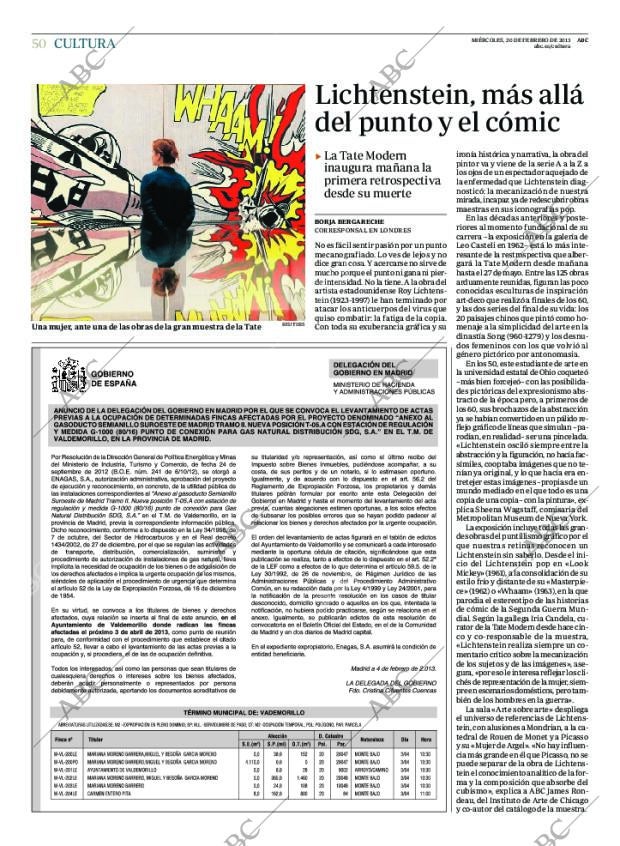 ABC MADRID 20-02-2013 página 50