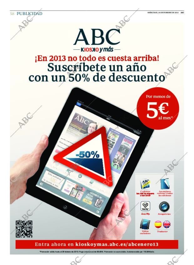 ABC MADRID 20-02-2013 página 58