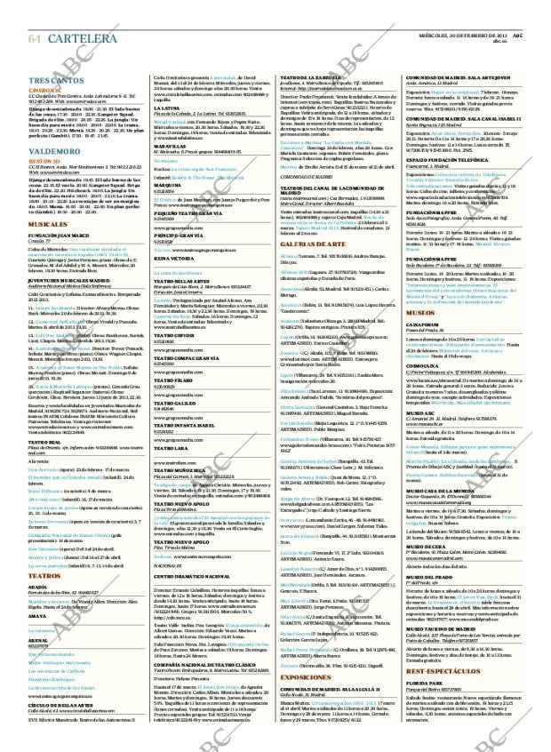 ABC MADRID 20-02-2013 página 64