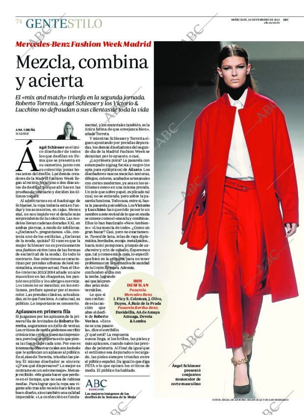 ABC MADRID 20-02-2013 página 74