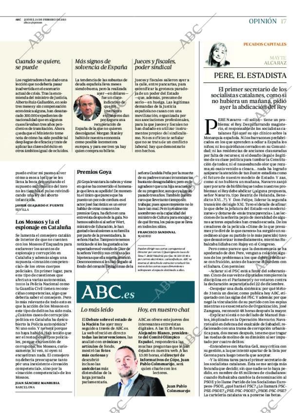 ABC MADRID 21-02-2013 página 17