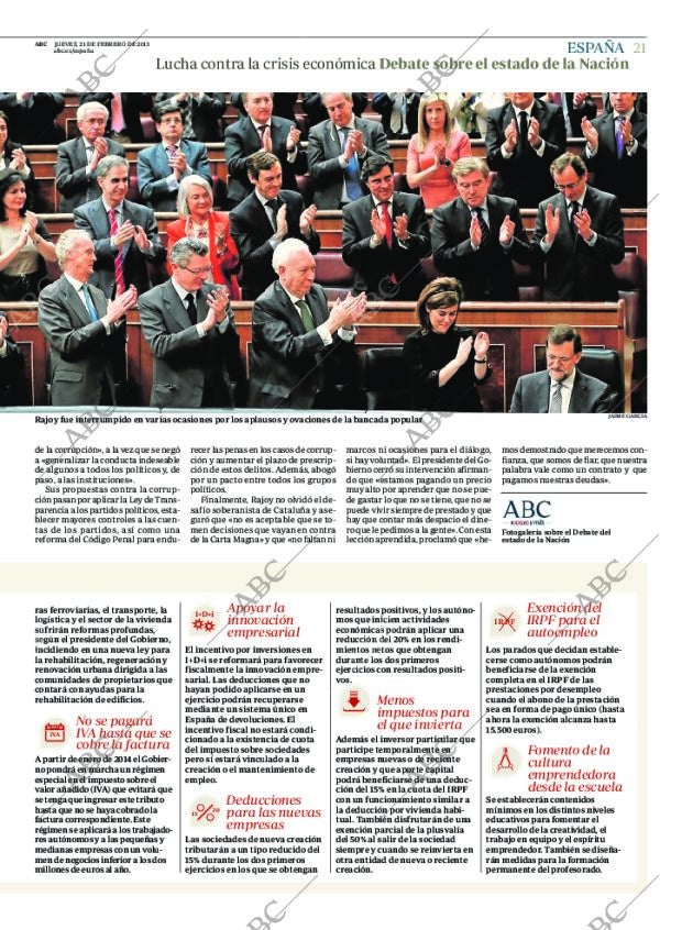 ABC MADRID 21-02-2013 página 21