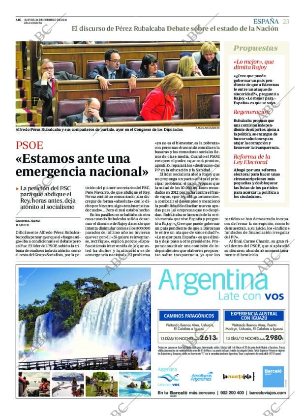 ABC MADRID 21-02-2013 página 23
