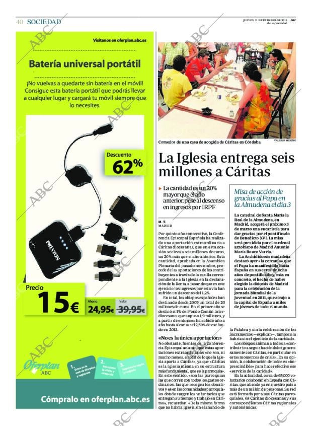ABC MADRID 21-02-2013 página 40