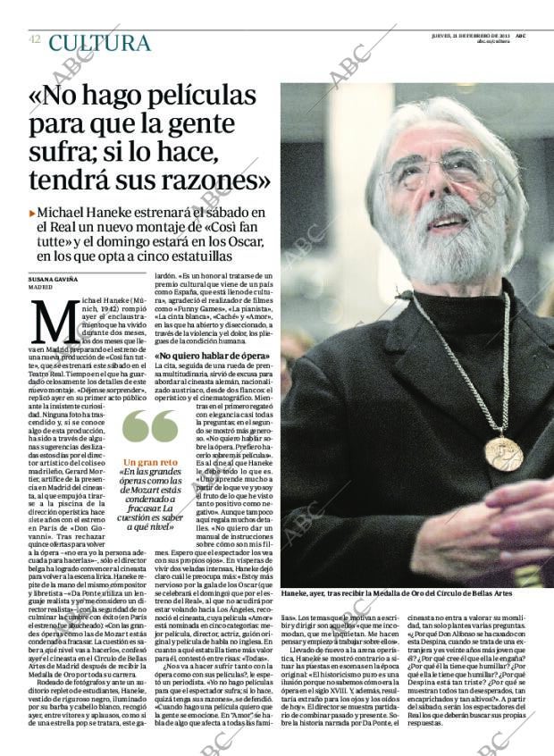 ABC MADRID 21-02-2013 página 42