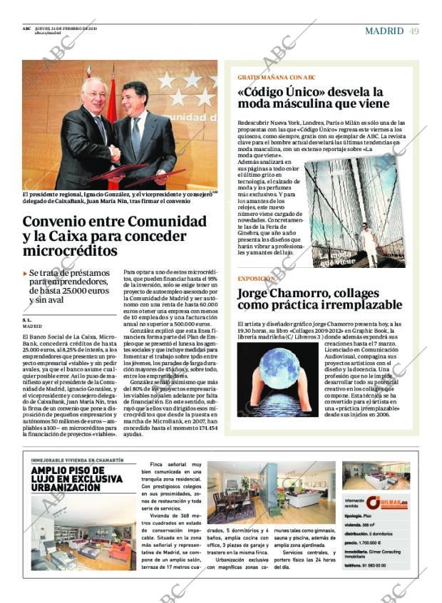 ABC MADRID 21-02-2013 página 49