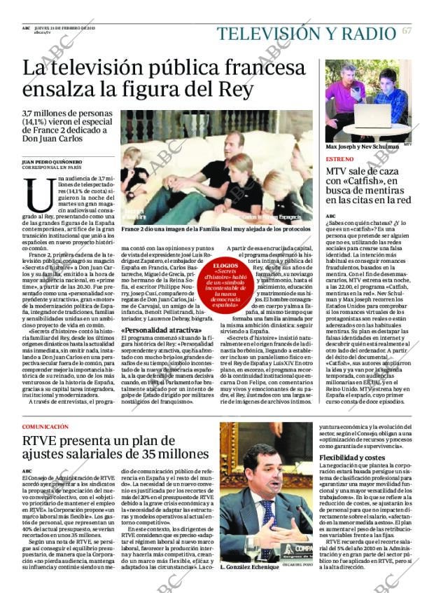 ABC MADRID 21-02-2013 página 67
