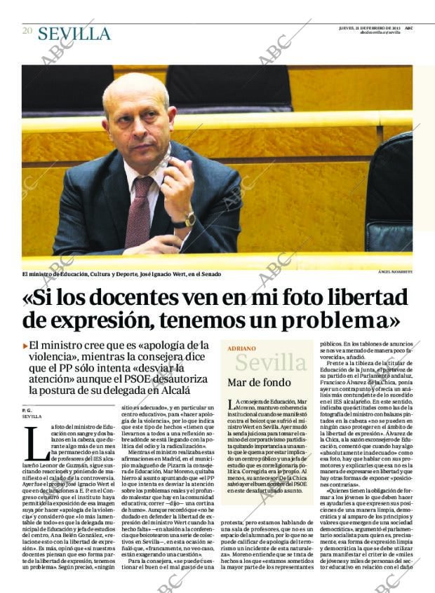ABC SEVILLA 21-02-2013 página 20