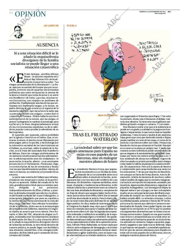ABC MADRID 22-02-2013 página 14