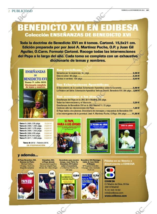 ABC MADRID 22-02-2013 página 2